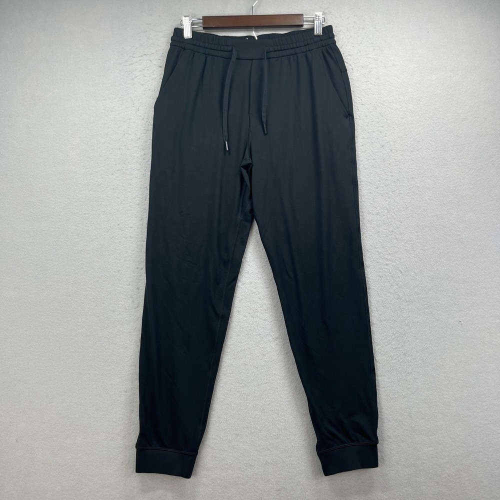 Lululemon Soft Jersey Jogger Pants Men Small Black Athletic Active Athleisure